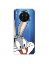 Coque pour  Honor 50 Lite Officielle de Warner Bros Bugs Bunny Silhouette Transparente - Looney Tunes