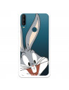 Coque pour Alcatel 1B 2020 Officielle de Warner Bros Bugs Bunny Silhouette Transparente - Looney Tunes