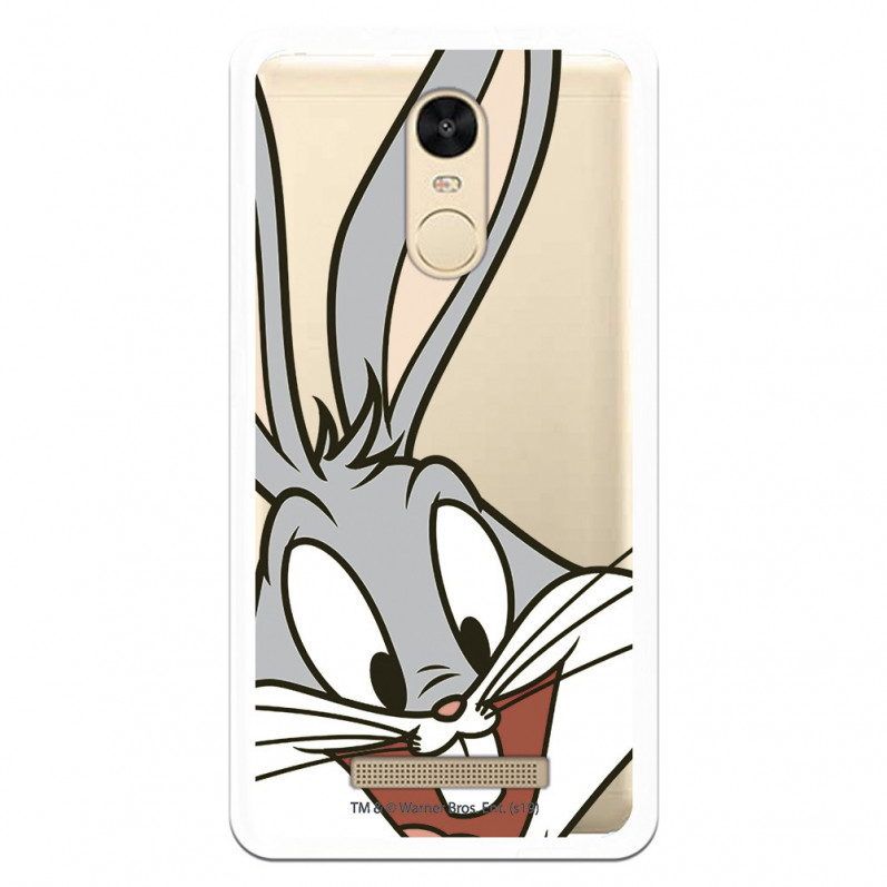 Coque Officielle Warner Bros Bugs Bunny Transparente pour Xiaomi Redmi Note 3 - Looney Tunes