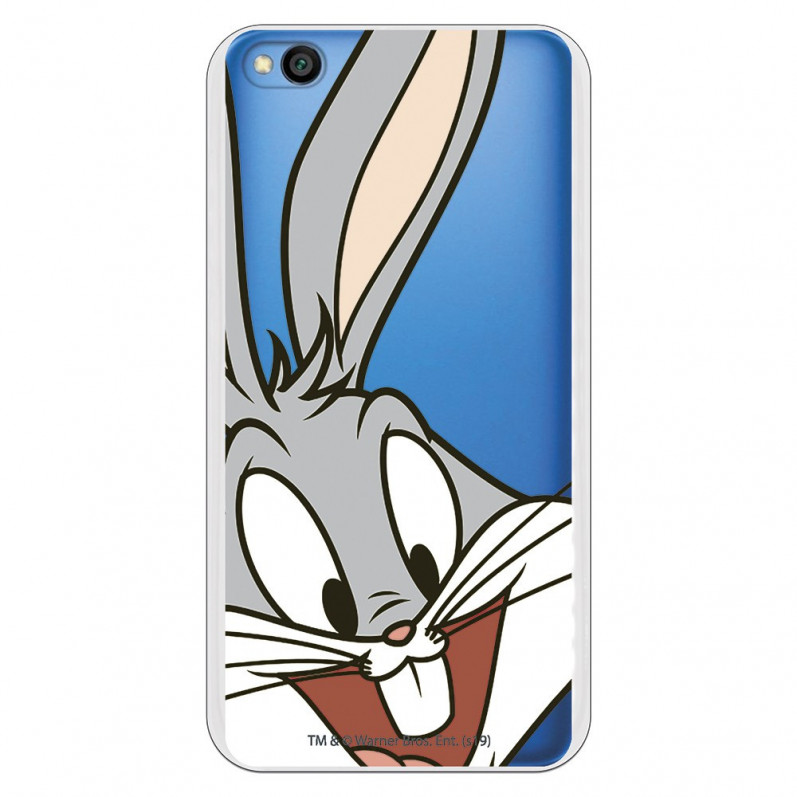 Coque Officielle Warner Bros Bugs Bunny Transparente pour Xiaomi Redmi Go - Looney Tunes
