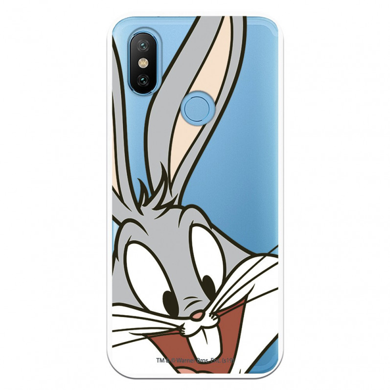 Coque Officielle Warner Bros Bugs Bunny Transparente pour Xiaomi Mi A2 - Looney Tunes