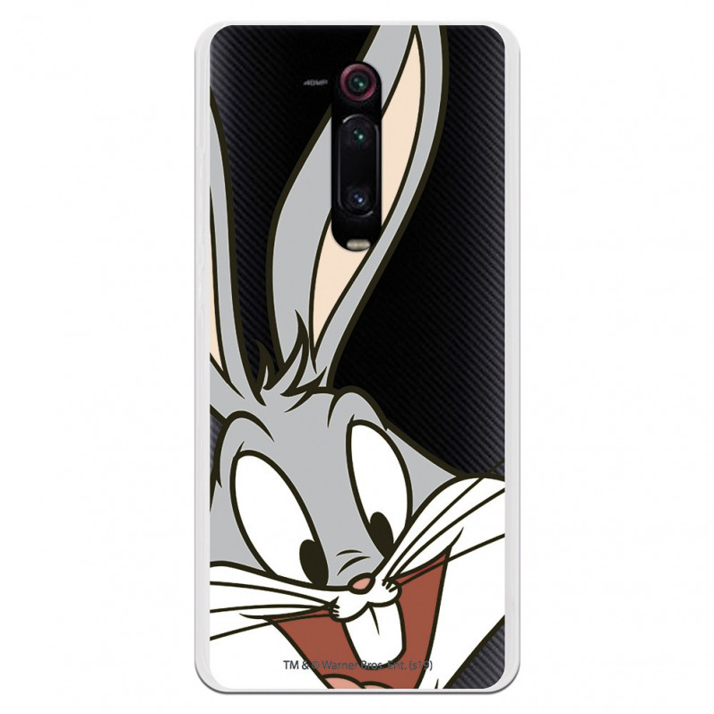 Coque Officielle Warner Bros Bugs Bunny Transparente pour Xiaomi Mi 9T - Looney Tunes