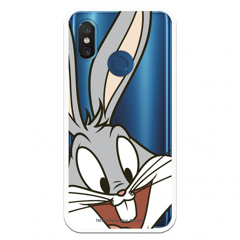 Coque Officielle Warner Bros Bugs Bunny Transparente pour Xiaomi Mi 8 - Looney Tunes
