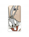 Coque Officielle Warner Bros Bugs Bunny Transparente pour Samsung Galaxy J3 - Looney Tunes