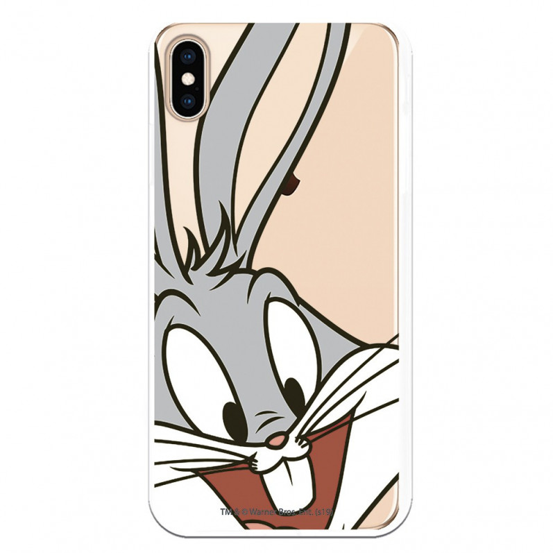 Coque Officielle Warner Bros Bugs Bunny Transparente pour iPhone XS Max - Looney Tunes