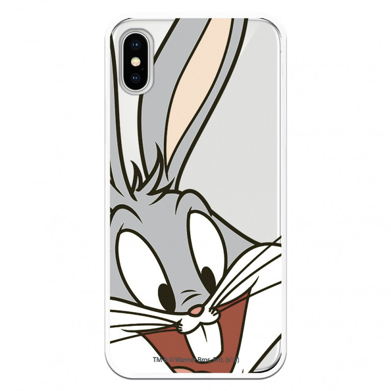 Coque Officielle Warner Bros Bugs Bunny Transparente pour iPhone XS - Looney Tunes