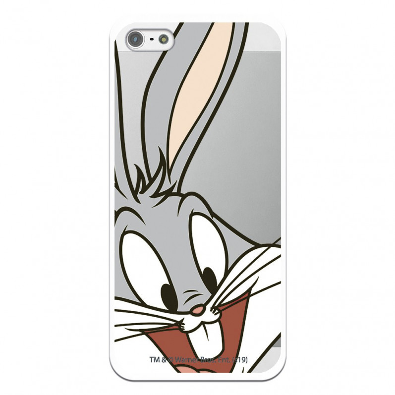 Coque Officielle Warner Bros Bugs Bunny Transparente pour iPhone 5S - Looney Tunes