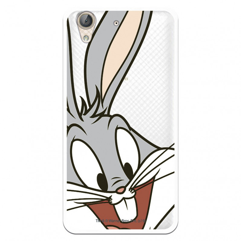 Coque Officielle Warner Bros Bugs Bunny Transparente pour Huawei Y6 II - Looney Tunes