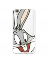 Coque Officielle Warner Bros Bugs Bunny Transparente pour Huawei Y6 II - Looney Tunes