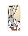 Coque Officielle Warner Bros Bugs Bunny Transparente pour Huawei Y6 2018 - Looney Tunes