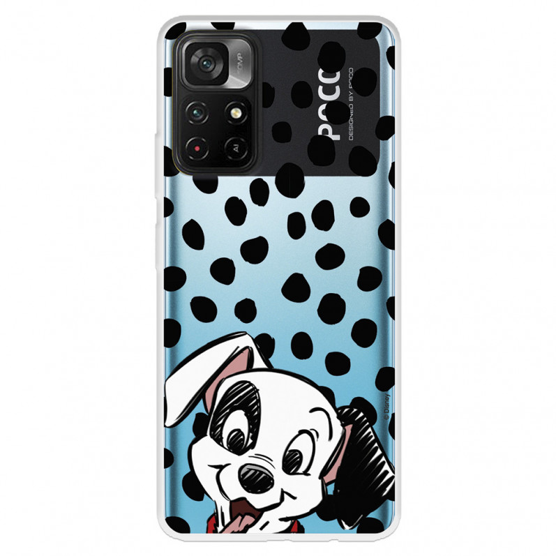 Coque pour Xiaomi Poco M4 Pro 5G Officielle de Disney Chiot Taches - 101 Dalmatiens