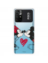 Coque pour Xiaomi Poco M4 Pro 5G Officielle de Disney Mickey et Minnie Bisou - Classiques Disney