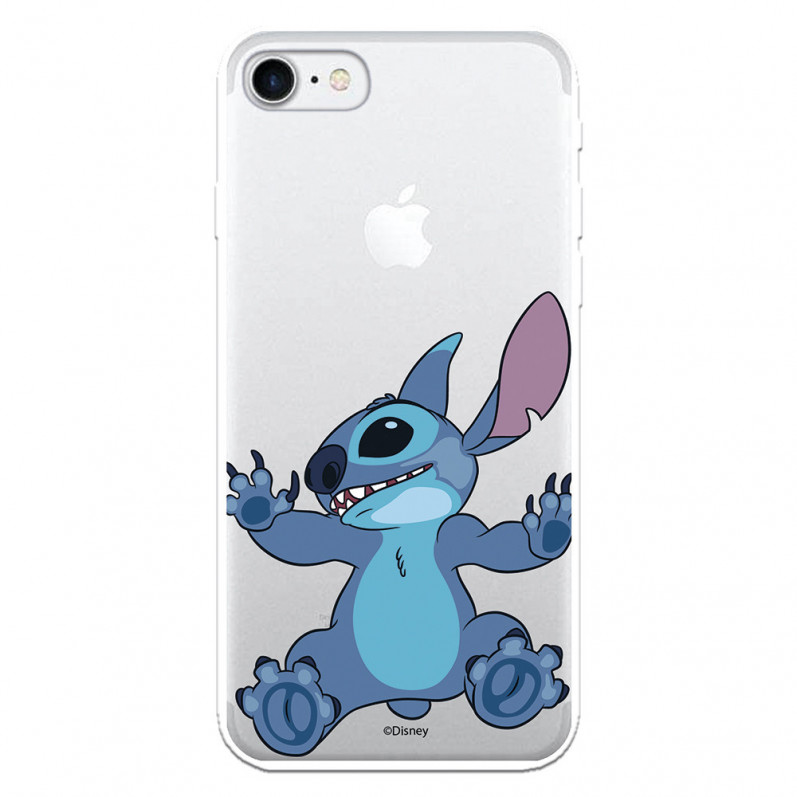 Coque pour iPhone SE 2022 Officielle de Disney Stitch Entrain de Monter - Lilo & Stitch