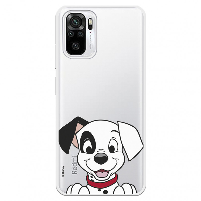 Coque pour Xiaomi Redmi Note 10 Officielle de Disney Chiot Sourire - 101 Dalmatiens