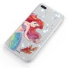 Funda Oficial Disney Sirenita y Sebastian Transparente para iPhone 8 - La Sirenita