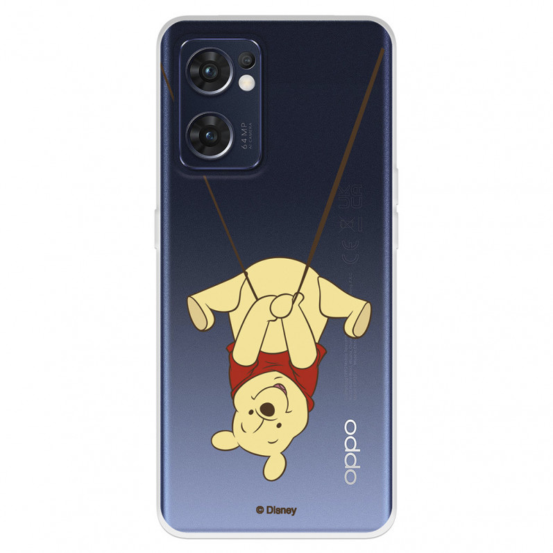 Funda para Oppo Find X5 Lite Oficial de Disney Winnie  Columpio - Winnie The Pooh