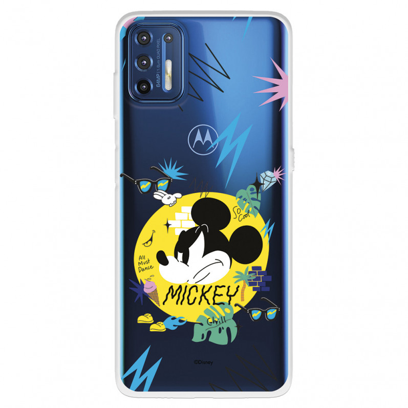 Funda para Motorola Moto G9 Plus Oficial de Disney Mickey Mickey Urban - Clásicos Disney