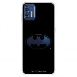 Funda para Motorola Moto G9 Plus Oficial de DC Comics Batman Logo Transparente - DC Comics