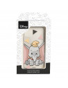 Funda para Motorola Moto G9 Plus Oficial de Disney Dumbo Silueta Transparente - Dumbo