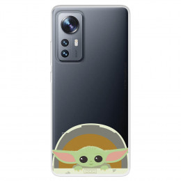 Funda para Xiaomi 12 Pro Oficial de Star Wars Baby Yoda Sonrisas - The Mandalorian