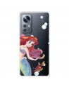 Funda para Xiaomi 12 Pro Oficial de Disney Ariel y Sebastián Burbujas - La Sirenita