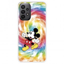 Funda para Samsung Galaxy A23 5G Oficial de Disney Mickey Mickey Tye Die - Clásicos Disney