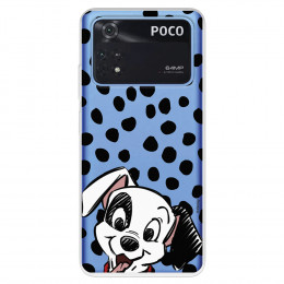 Funda para Xiaomi Poco M4 Pro 4G Oficial de Disney Cachorro Manchas - 101 Dálmatas