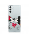 Funda para Samsung Galaxy M23 5G Oficial de Disney Mickey y Minnie Beso - Clásicos Disney