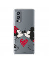Funda para OnePlus Nord CE 2 Oficial de Disney Mickey y Minnie Beso - Clásicos Disney
