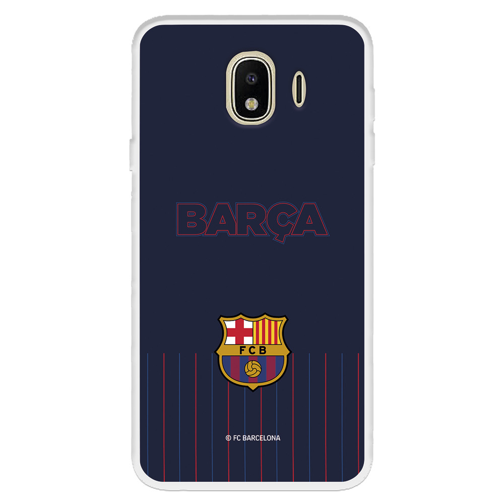 para Galaxy J4 2018 del FC Barcelona Barsa Fondo Azul - Licencia FC Barcelona