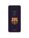 Funda para Motorola Moto G7 del FC Barcelona Rayas Blaugrana  - Licencia Oficial FC Barcelona