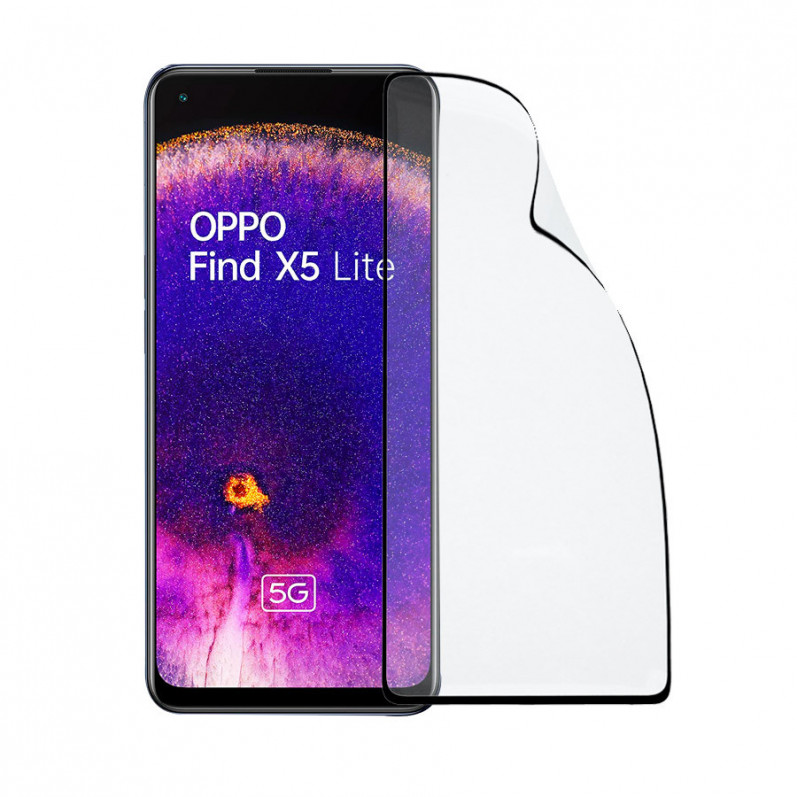 Verre Trempé Complet Incassable pour Oppo Find X5 Lite