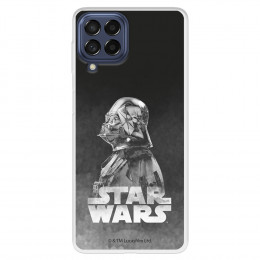 Funda para Samsung Galaxy M53 Oficial de Star Wars Darth Vader Fondo negro - Star Wars