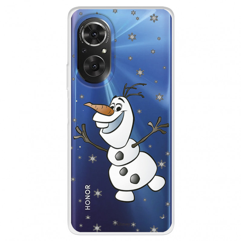 Funda para Huawei Nova 9 SE Oficial de Disney Olaf Transparente - Frozen