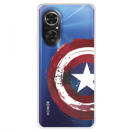 Funda para Huawei Nova 9 SE Oficial de Marvel Capitán América Escudo Transparente - Marvel