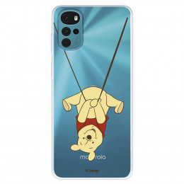 Funda para Motorola Moto G22 Oficial de Disney Winnie  Columpio - Winnie The Pooh