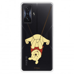 Funda para Xiaomi Poco F4 GT Oficial de Disney Winnie  Columpio - Winnie The Pooh
