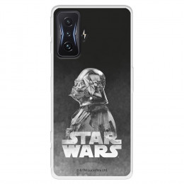 Funda para Xiaomi Poco F4 GT Oficial de Star Wars Darth Vader Fondo negro - Star Wars