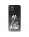 Funda para Samsung Galaxy A03 Oficial de Star Wars Darth Vader Fondo negro - Star Wars