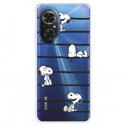 Funda para Huawei Honor 50 SE Oficial de Peanuts Snoopy rayas - Snoopy