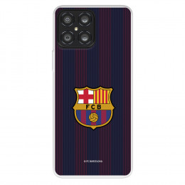 Funda para Huawei Honor X8 del FC Barcelona Rayas Blaugrana  - Licencia Oficial FC Barcelona