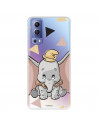 Coque pour Vivo Y52 5G Officielle de Disney Dumbo Silhouette Transparente - Dumbo