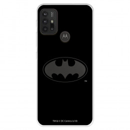 Funda para Motorola Moto G30 Oficial de DC Comics Batman Logo Transparente - DC Comics