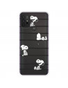 Funda para Motorola Moto G30 Oficial de Peanuts Snoopy rayas - Snoopy