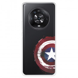 Funda para Huawei Honor Magic4 Lite Oficial de Marvel Capitán América Escudo Transparente - Marvel