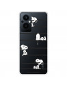 Funda para Oppo Reno8 Lite 5G Oficial de Peanuts Snoopy rayas - Snoopy