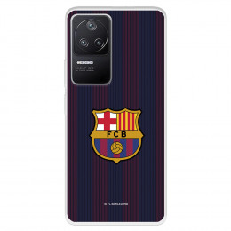 Funda para Xiaomi Poco F4 5G del FC Barcelona Rayas Blaugrana  - Licencia Oficial FC Barcelona