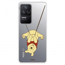 Funda para Xiaomi Poco F4 5G Oficial de Disney Winnie  Columpio - Winnie The Pooh