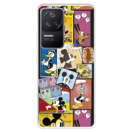 Funda para Xiaomi Poco F4 5G Oficial de Disney Mickey Comic - Clásicos Disney