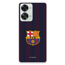 Funda para OnePlus Nord 2T 5G del FC Barcelona Rayas Blaugrana  - Licencia Oficial FC Barcelona